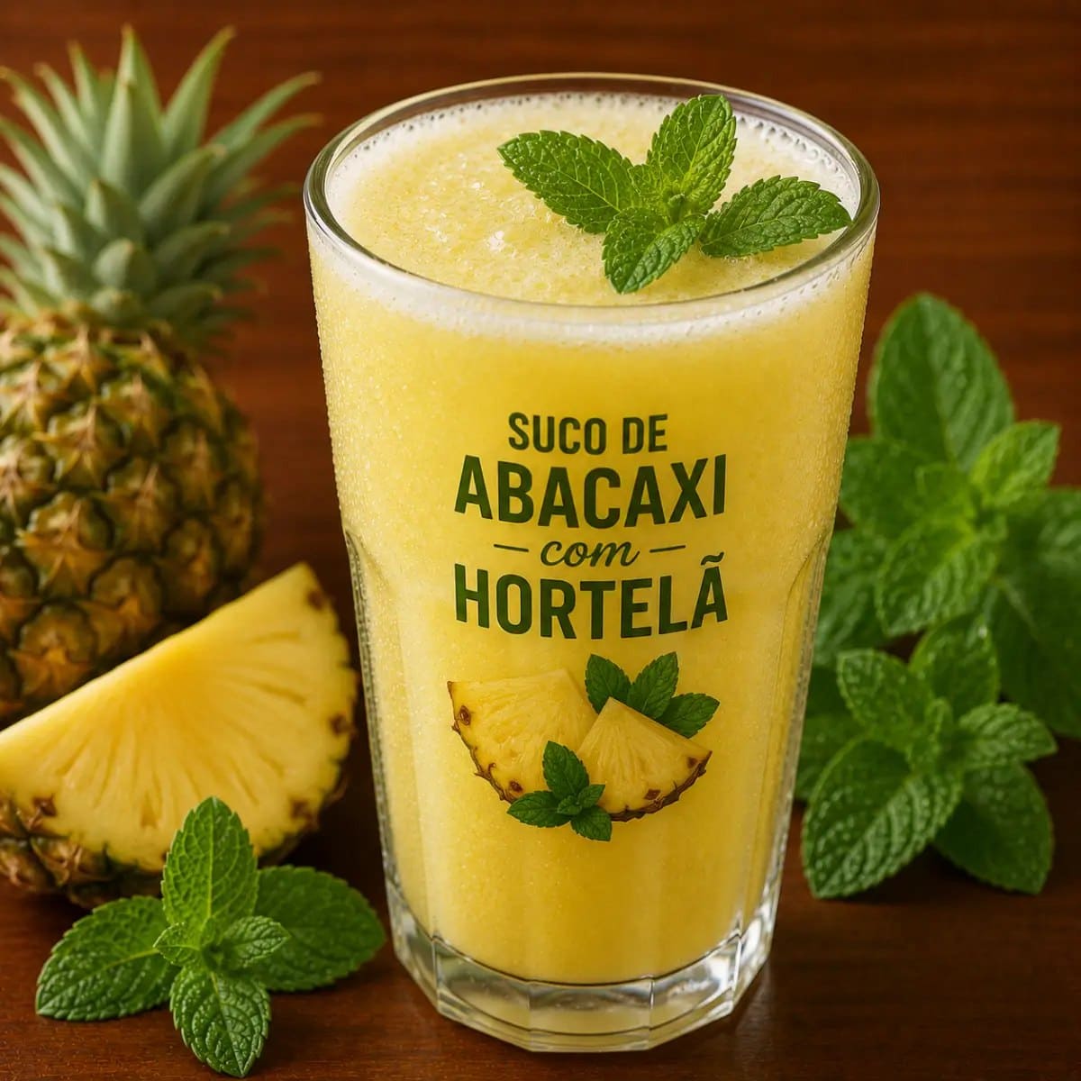 SUCO DE ABACAXI / HORTELÃ 300 ML